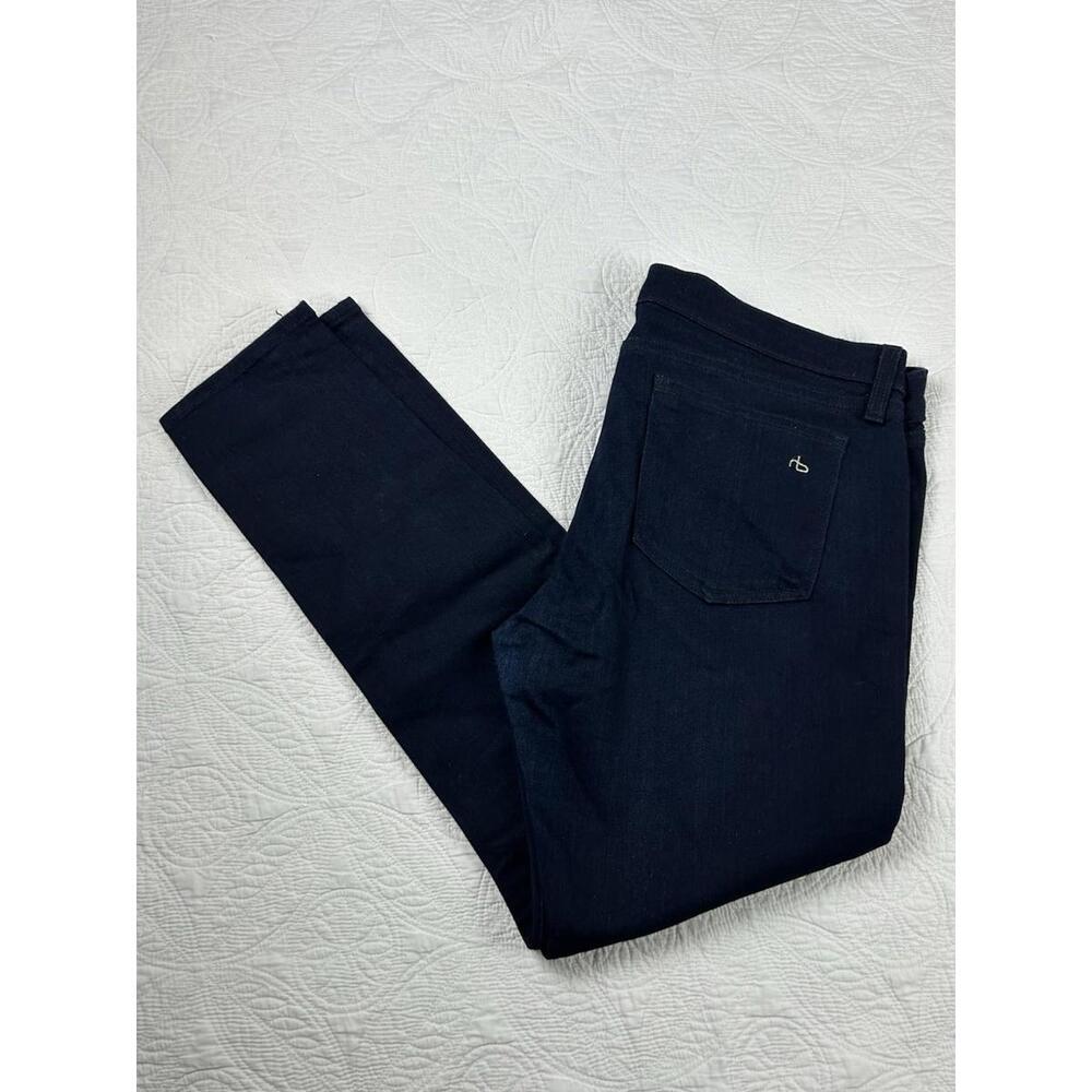 Rag & Bone Womens Capri Skinny Jeans Size 31 Blue Stretch Denim